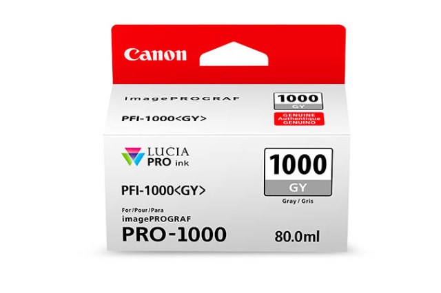 Originální cartridge Canon PFI-1000GY (Šedá)