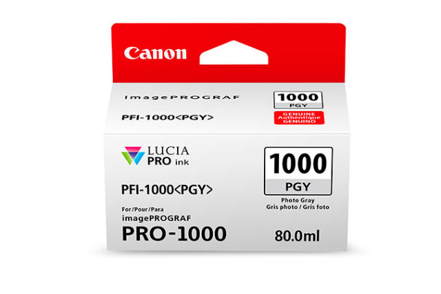 Originální cartridge Canon PFI-1000PGY (Foto šedá)