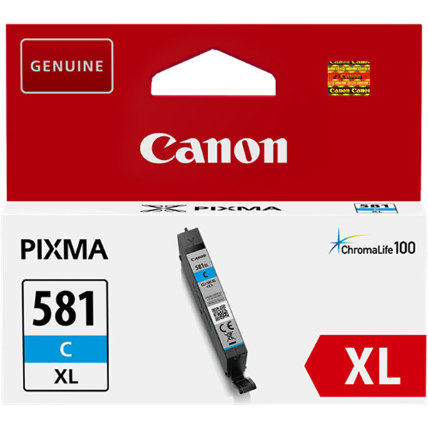 Originální cartridge Canon CLI-581C XL (Azurová)