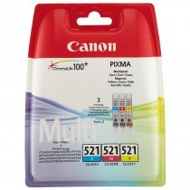 Sada originálních cartridge Canon CLI-521C/M/Y