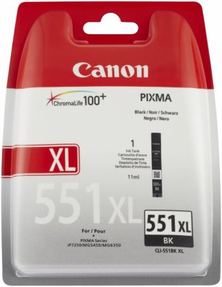 Originální cartridge Canon CLI-551BK XL (Černá)