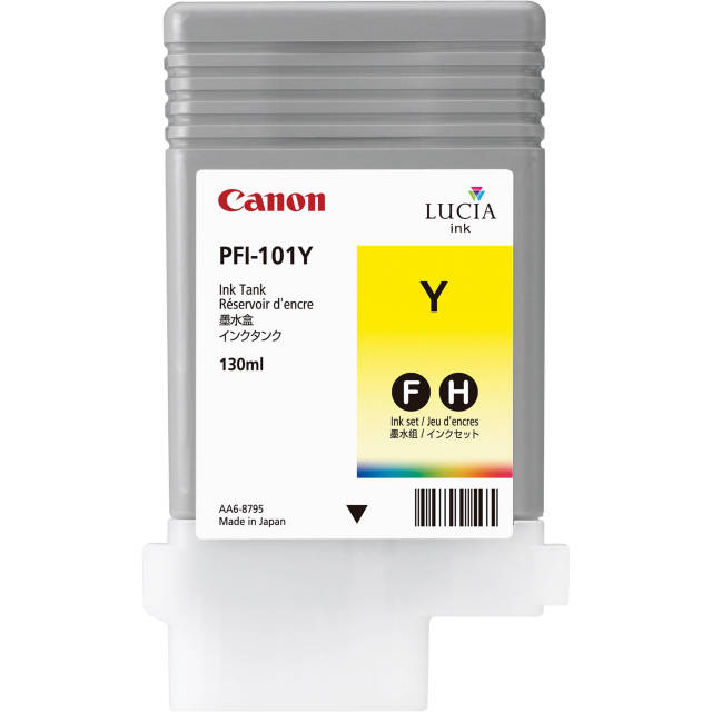 Originální cartridge Canon PFI-101 Y (Žlutá)