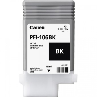 Originln cartridge Canon PFI-106BK (ern)