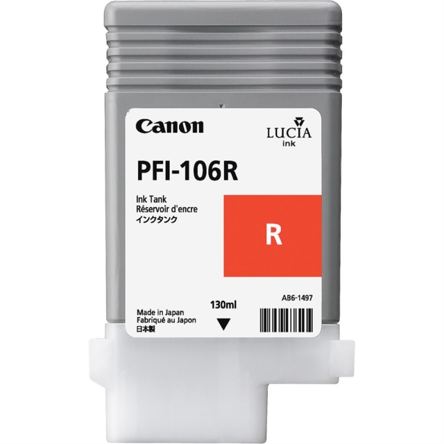 Originální cartridge Canon PFI-106R (Červená)