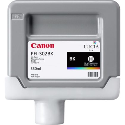 Originln cartridge Canon PFI-302Bk (ern)