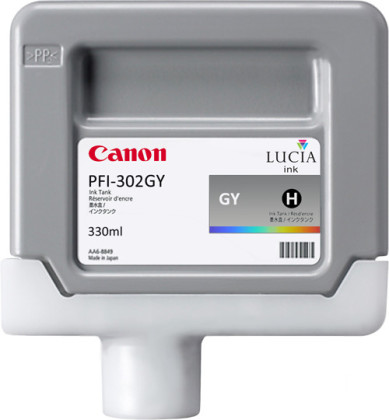 Originln cartridge Canon PFI-302GY (ed)