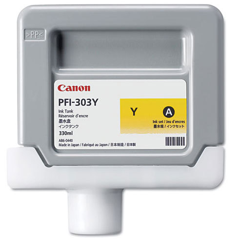 Originální cartridge Canon PFI-303Y (Žlutá)