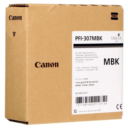 Originln cartridge Canon PFI-307MBK (Matn ern)