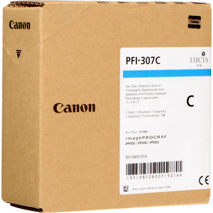 Originln cartridge Canon PFI-307C (Azurov)