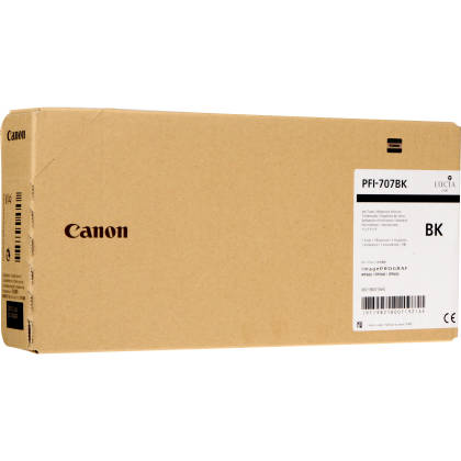 Originln cartridge Canon PFI-707BK (ern)