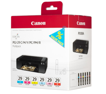 Sada originálních cartridge Canon PGI-29 C/M/Y/PC/PM/R