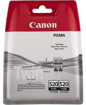 Sada originlnch cartridge Canon PGI-520BK (ern)