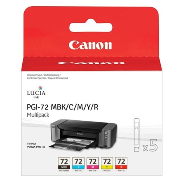 Sada originálních cartridge Canon PGI-72 MBk/C/M/Y/R