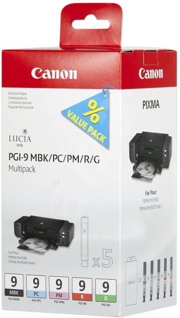 Sada originálních cartridge Canon PGI-9MBK/PC/PM/R/G
