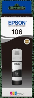 Originální lahev Epson 106 BK (C13T00R140) (Foto černá)
