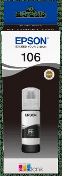Originln lahev Epson 106 BK (C13T00R140) (Foto ern)