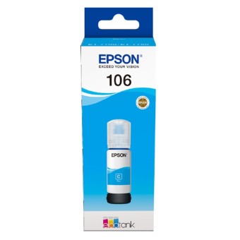 Originln lahev Epson 106 C (C13T00R240) (Azurov)