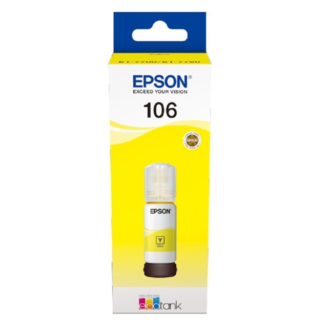 Originální lahev Epson 106 Y (C13T00R440) (Žlutá)