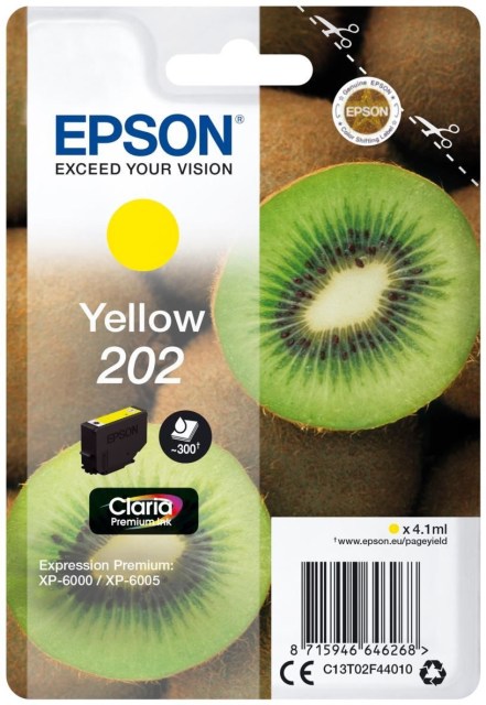 Originální cartridge EPSON č. 202 (T02F4) (Žlutá)