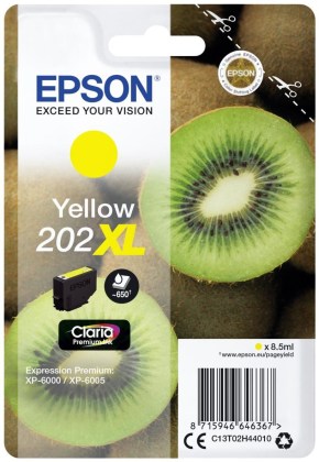 Originln cartridge EPSON . 202 XL (T02H4) (lut)