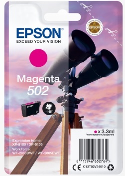 Originln cartridge Epson 502 M (T02V3) (Purpurov)