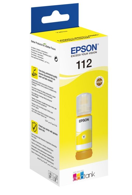 Originální lahev Epson 112 Y (C13T06C44A) (Žlutá)