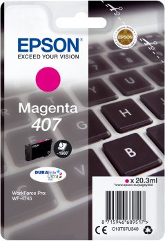 Originální cartridge EPSON č. 407 (T07U3) (Purpurová)