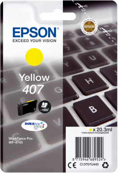 Originální cartridge EPSON č. 407 (T07U4) (Žlutá)