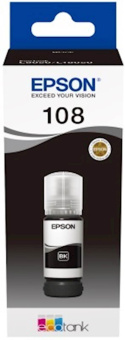 Originální lahev Epson 108 BK (C13T09C14A) (Černá)