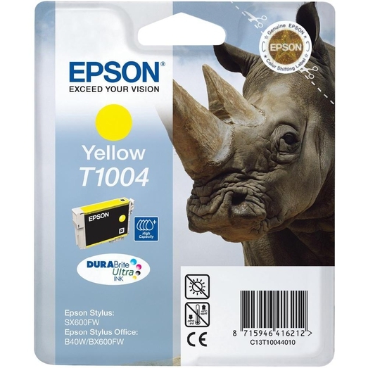 Originální cartridge EPSON T1004 (Žlutá)