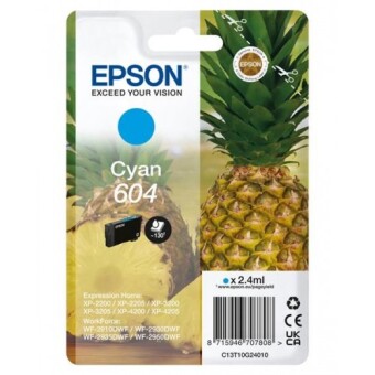 Originální cartridge EPSON č. 604 (T10G2) (Azurová)