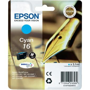 Originální cartridge EPSON T1622 (Azurová)