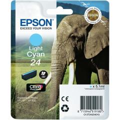 Cartridge do tiskárny Originální cartridge EPSON T2425 (Světle azurová)