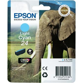 Originln cartridge EPSON T2425 (Svtle azurov)