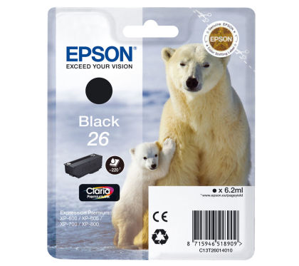 Originální cartridge EPSON T2601 (Černá)