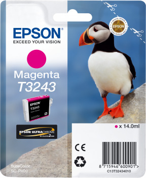 Originln cartridge EPSON T3243 (Purpurov)