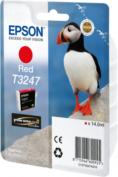 Originální cartridge EPSON T3247 (Červená)