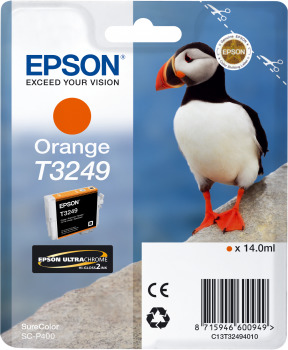 Originální cartridge EPSON T3249 (Oranžová)