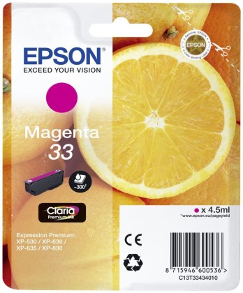 Originální cartridge EPSON T3343 (Purpurová)