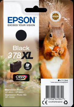 Originln cartridge EPSON . 378 XL (T3791) (ern)