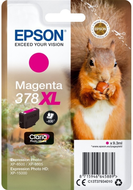 Originální cartridge EPSON č. 378 XL (T3793) (Purpurová)