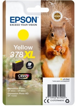 Originální cartridge EPSON č. 378 XL (T3794) (Žlutá)