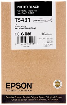 Originální cartridge EPSON T5431 (Foto černá)