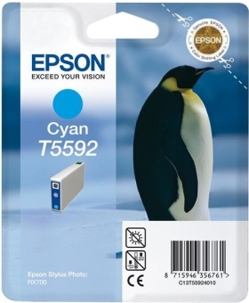 Originální cartridge EPSON T5592 (Azurová)