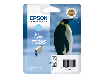 Originln cartridge EPSON T5595 (Svtle azurov)