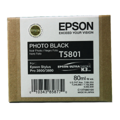 Cartridge do tiskrny Originln cartridge EPSON T5801 (Foto ern)