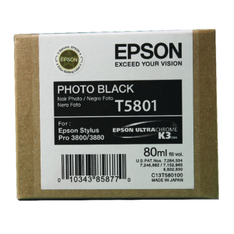 Originální cartridge EPSON T5801 (Foto černá)