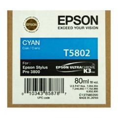 Cartridge do tiskrny Originln cartridge EPSON T5802 (Azurov)