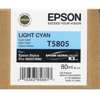 Originální cartridge EPSON T5805 (Světle azurová)