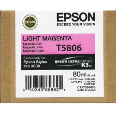 Cartridge do tiskrny Originln cartridge EPSON T5806 (Svtle purpurov)